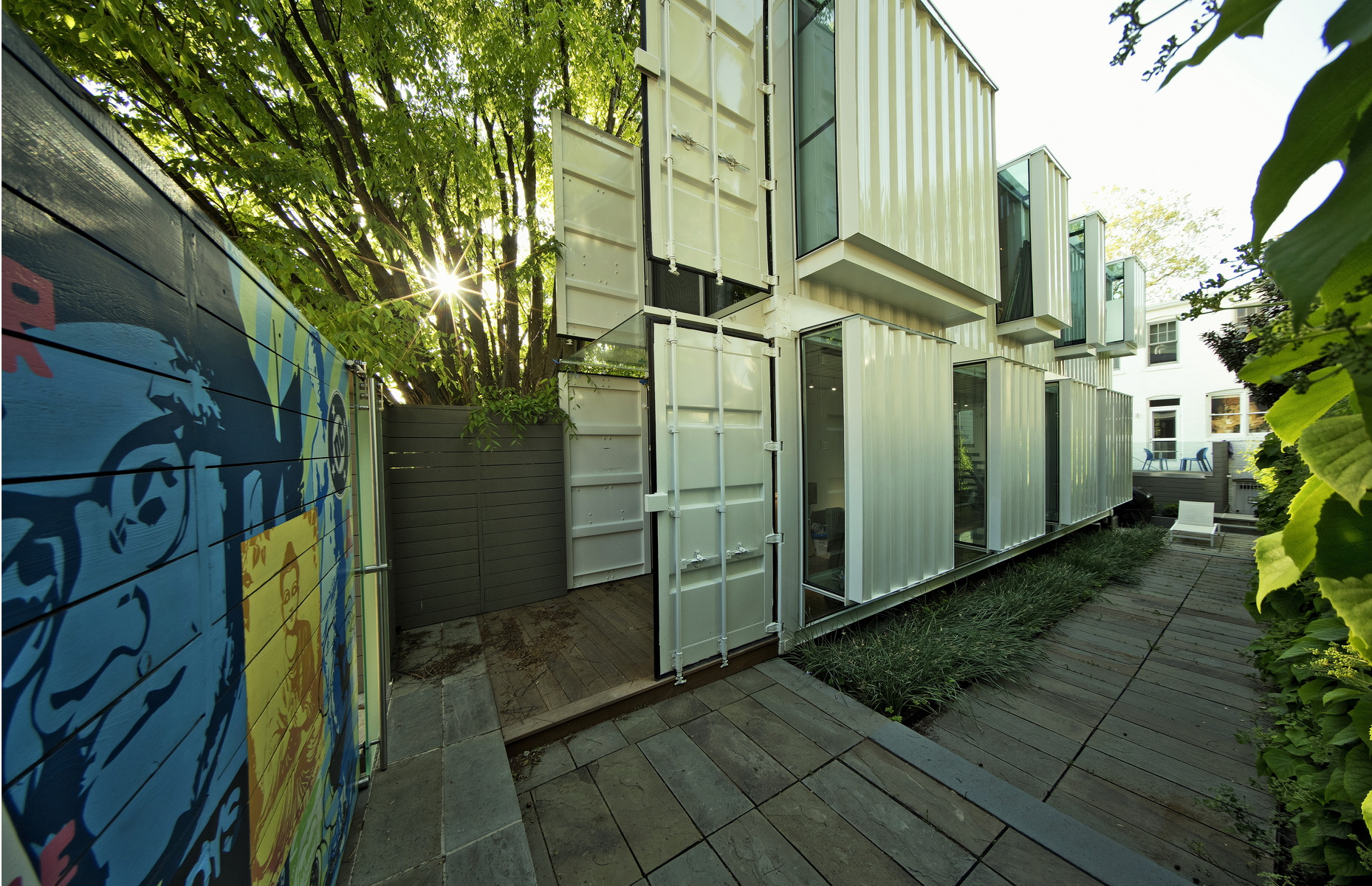 7 Back Yard Container Home Studio